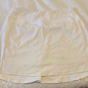 White Athletic Skort